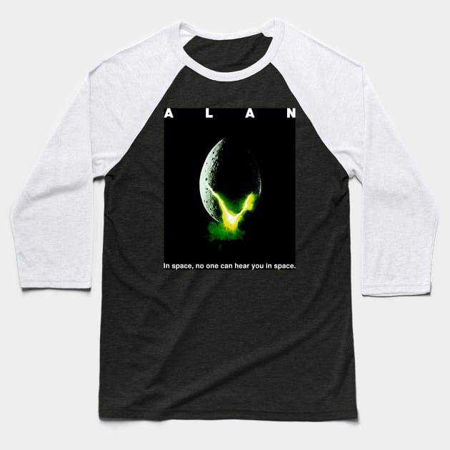 In space Baseball T-Shirt by Studio Yutani